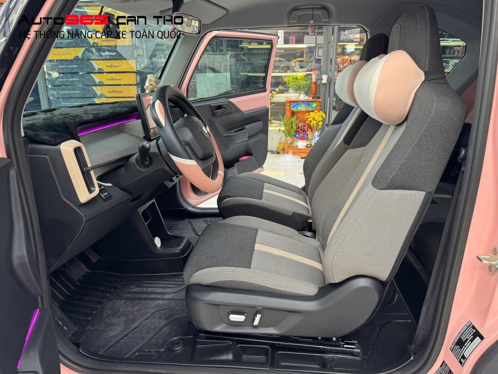 Ghế chỉnh điện được trang bị trên xe VF3, tăng giá trị vượt trội