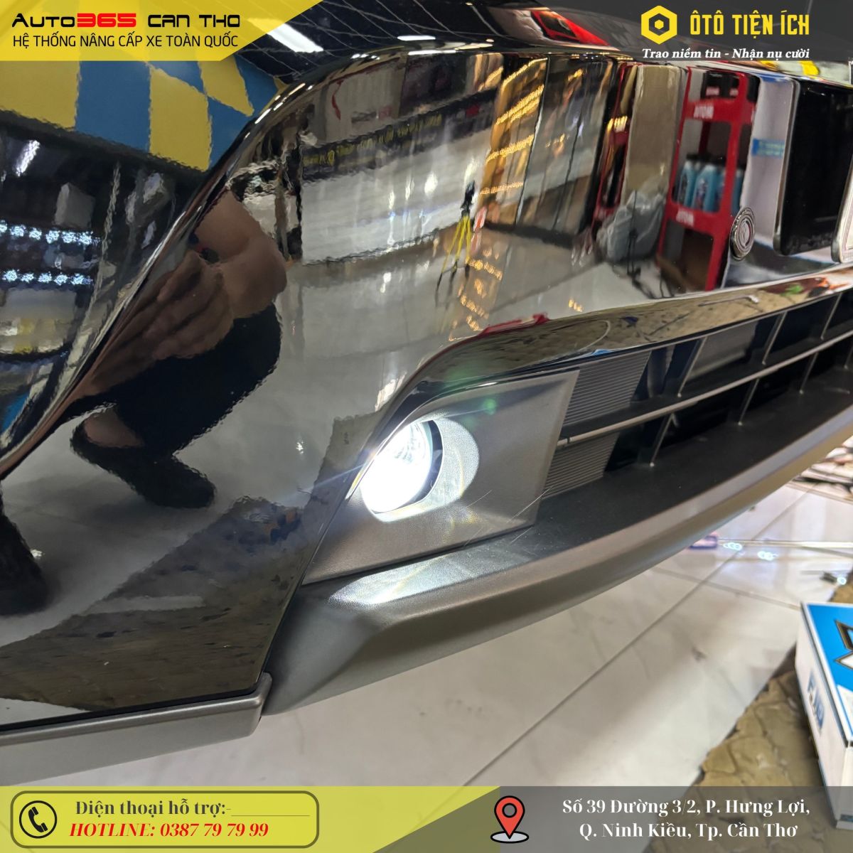 Lấp đặt đèn LED như zin cho xe