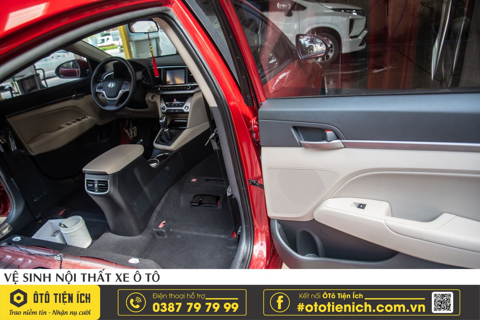 làm sạch nội thất ô tô Cần Thơ