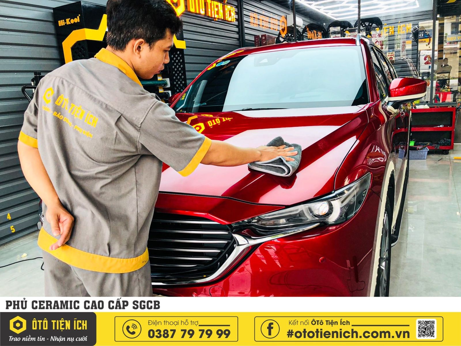 Phủ Ceramic ô tô Cần Thơ