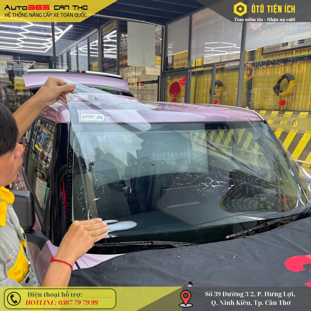 Dán phim cách nhiệt cao cấp Vinfast VF3