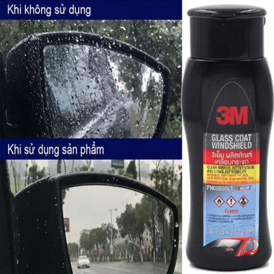 Chai Xịt Chống Bám Nước Trên Kính Xe Ô Tô 3M Cao Cấp