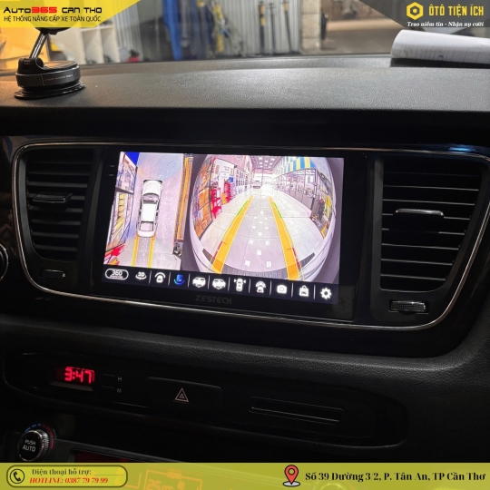 MÀN HÌNH ANDROID ZESTECH Z18360 LẮP KIA SEDONA - QUAN SÁT AN TOÀN GIẢI TRÍ TỐI ĐA